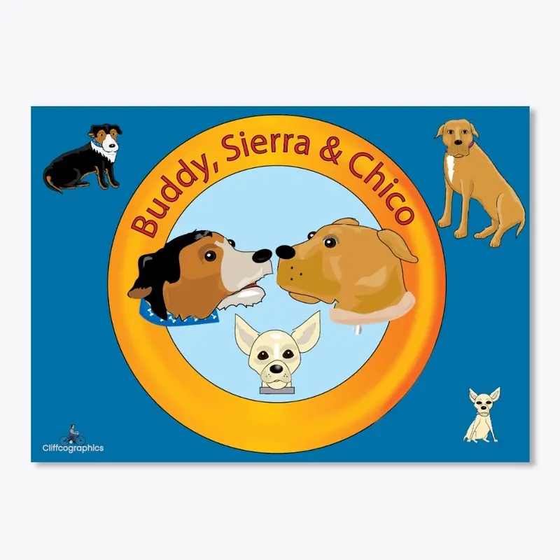 Buddy, Sierra & Chico logo